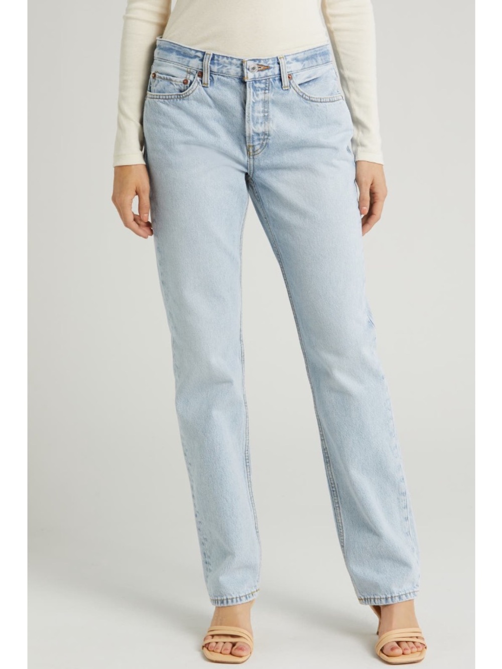 Re/Done The Anderson Organic Cotton Skinny Jeans (Maliblue) Women's Size 31 NWT